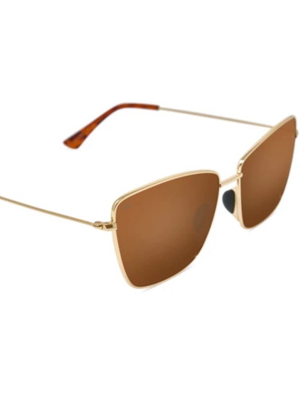 SHADYRAYS Women's Tangle Free Melrose Polarized Sunglasses, Amber Gold, New